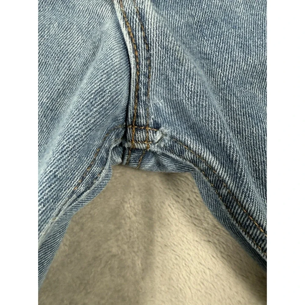 Levis 505 Jeans Mens 33x30 Blue Denim Regular Straight Fit